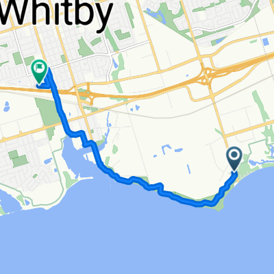 Brief ride through Whitby