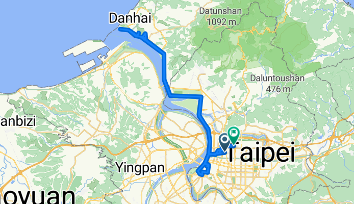 Fishermmen's Wharf Trip through Damsui Bike Way