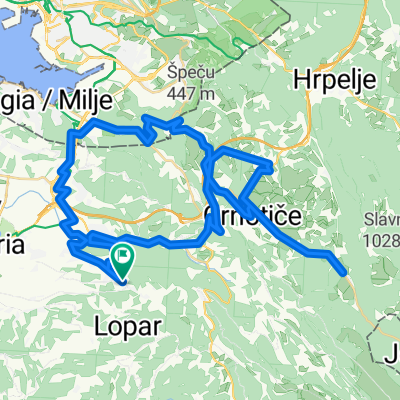 Sv. Anton, Miši, Dekani, Rižana, Črni Kal, Petrinje, Podgorje, Črnotiče, Kastelec, Socerb, Prebeneg, Mačkolje, Križpot, Noghere, Škofije, Dekani, Porton, Brtučć