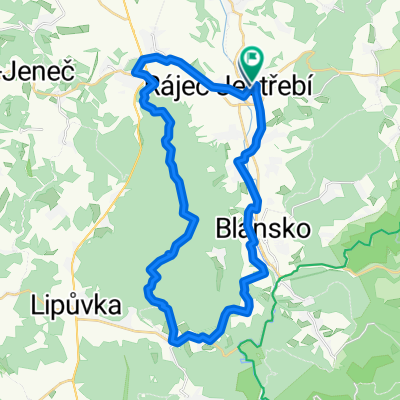 Rajec - Cierna Hora - Sebrov - Blansko Rajec