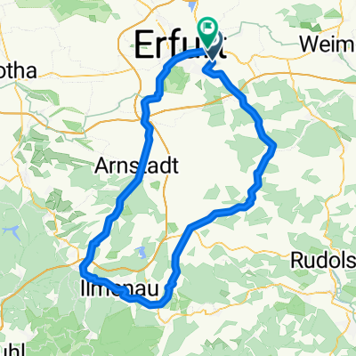 ums Hotel nach Ilmenau