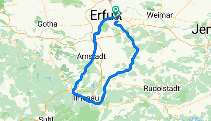 ums Hotel nach Ilmenau