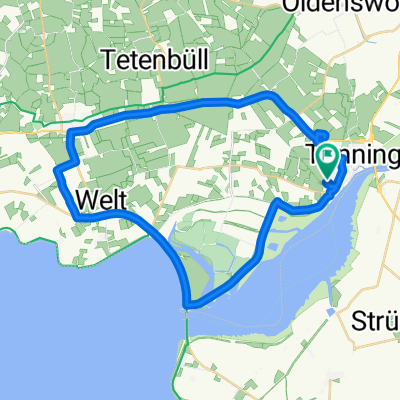 Tönning, Sperrwerk, Welt Garding, Tönning