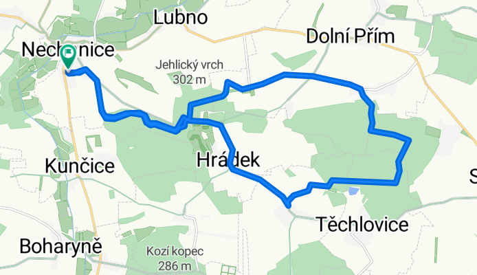bike tour through Nechanice