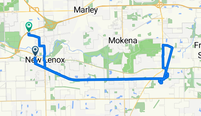 Long ride through New Lenox