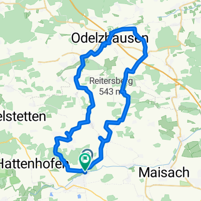 Long bike tour through Mammendorf