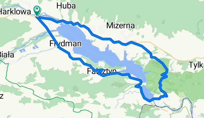 Kółko wokół j.Czorsztynskie