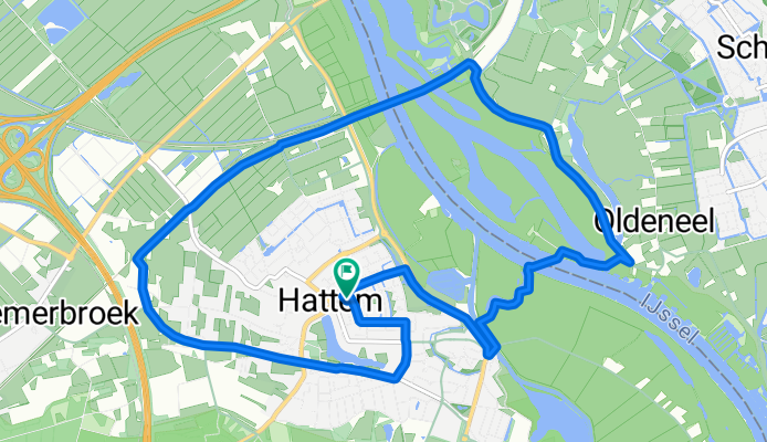Rondje Hattem - Zwolle