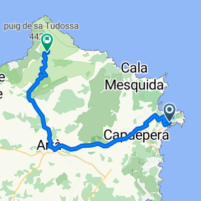 ride from Capdepera to Artà