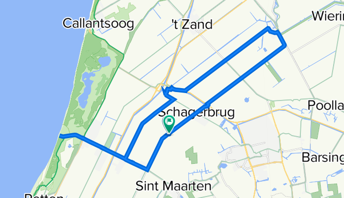 Rondje Schagerbrug-St.Maartenszee (14-8-16) zo