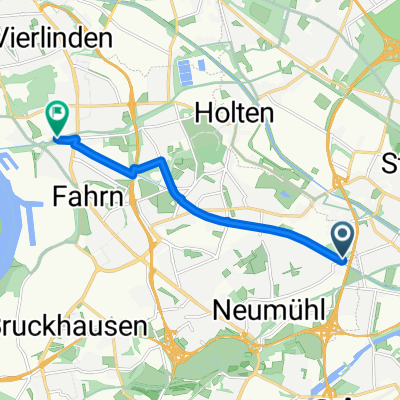 KLE Trasse Oberhausen - Walsum