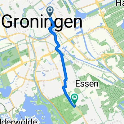 Quick ride from Groningen to Haren