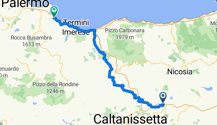 spartiacque Salso/Dittaino - Altavilla Milicia