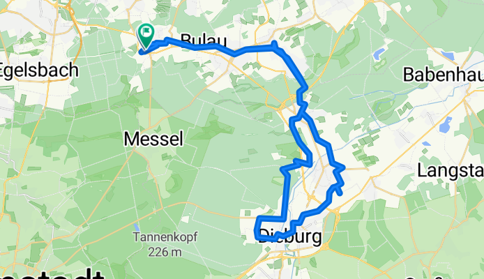 Offenthal Doeburg und zurueck