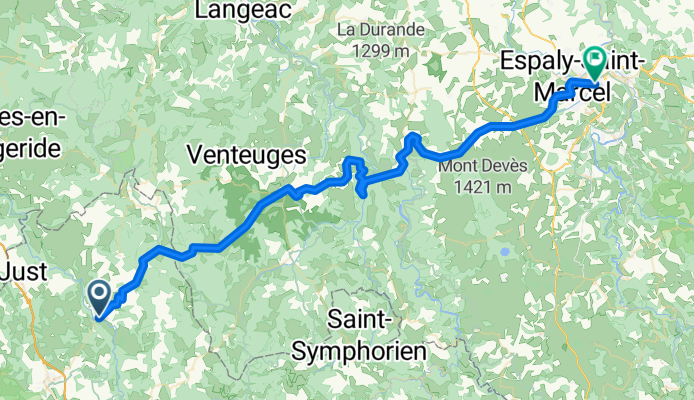 2016 Ride Day 138 - Le Malzieu-Ville to Le-Puy-en-Velay