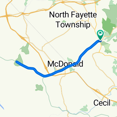 ride from Beechcliff to Oakdale