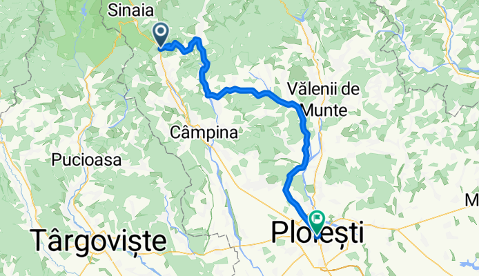 Comarnic - Secaria - Paltinu - Plopeni - Ploiesti