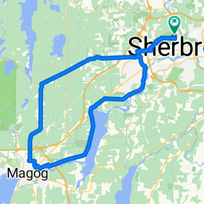 Magog via Ste-Élie et retour via chemin de Venise