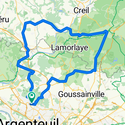 106_km - Saint Prix - Persan - Dieudonne - Chantilly - Senlis