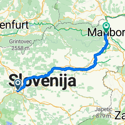 Ljubljana, Slovenia - Maribor, Slovenia