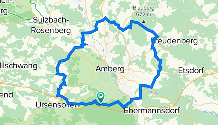 Rund um Amberg Gelber Kreis