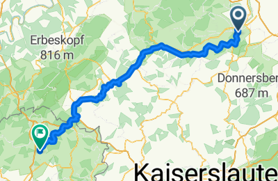 Route in der Bikemap App öffnen