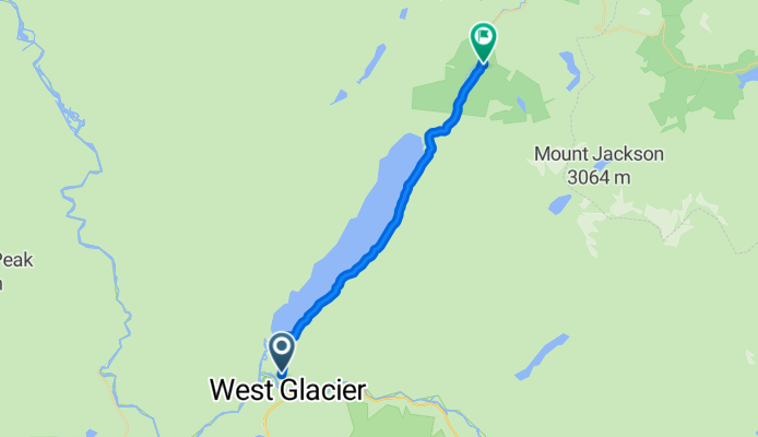 bike tour through West Glacier