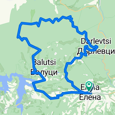 Elena,  circuit de MTB