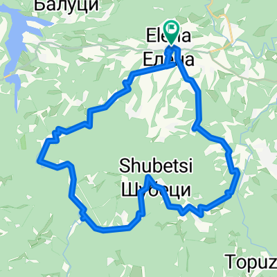 Elena road rute