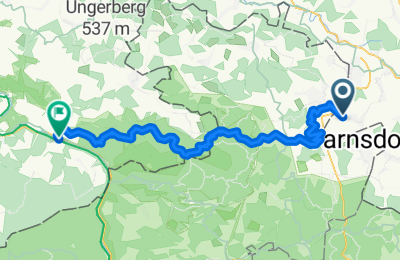 Route in der Bikemap App öffnen