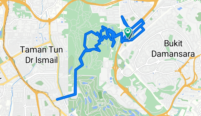 Sri Hartamas To TTDI Via Bukit Kiara
