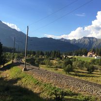 Ausfahrt durch Pontresina