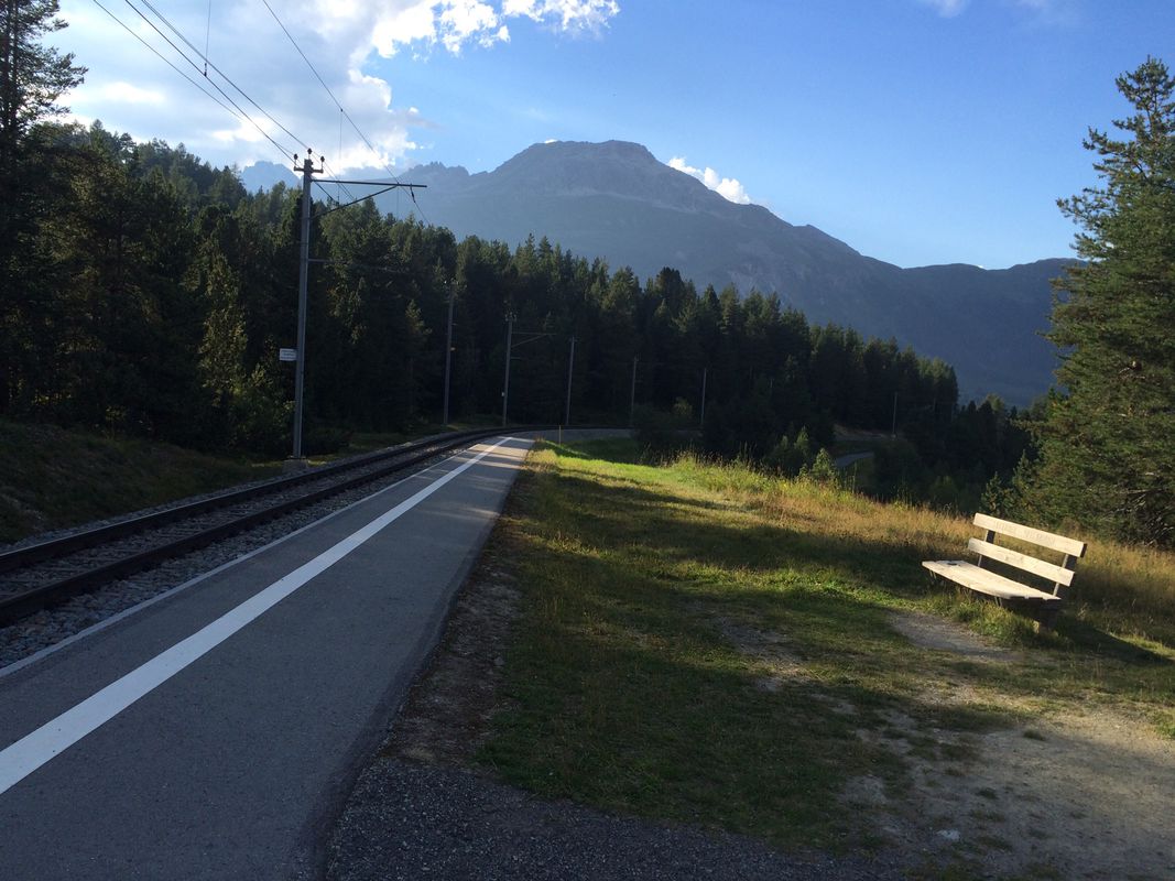 Ausfahrt durch Pontresina
