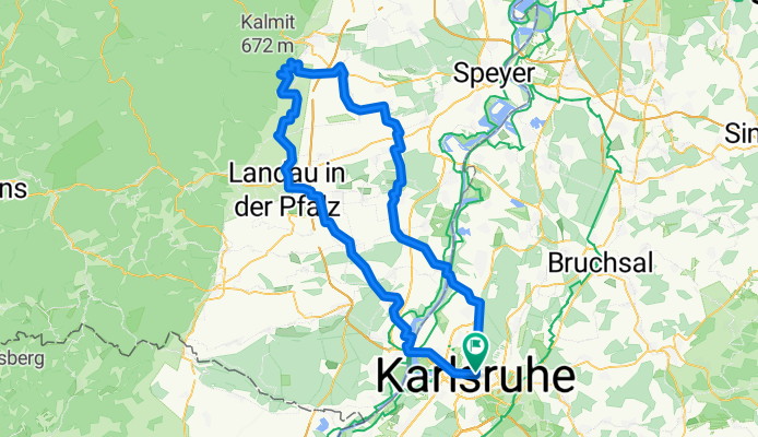 Karlsruhe - Hambach - Karlsruhe