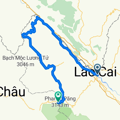 Lao Cai to Din deo O Quy Ho via TL158 -TL155