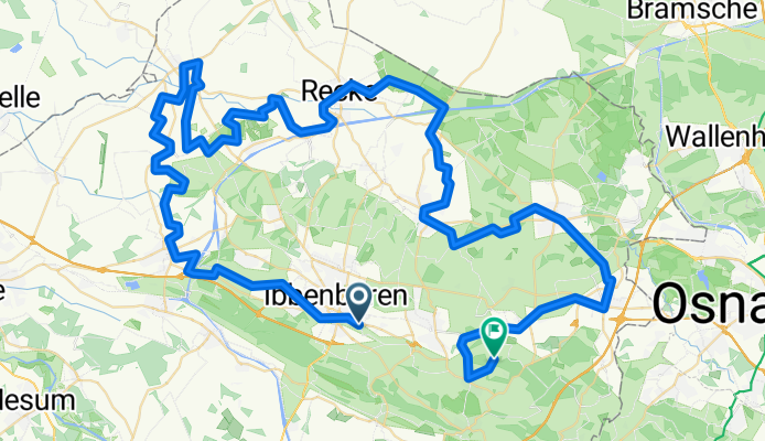 Sageroute Ibbenbüren 91km
