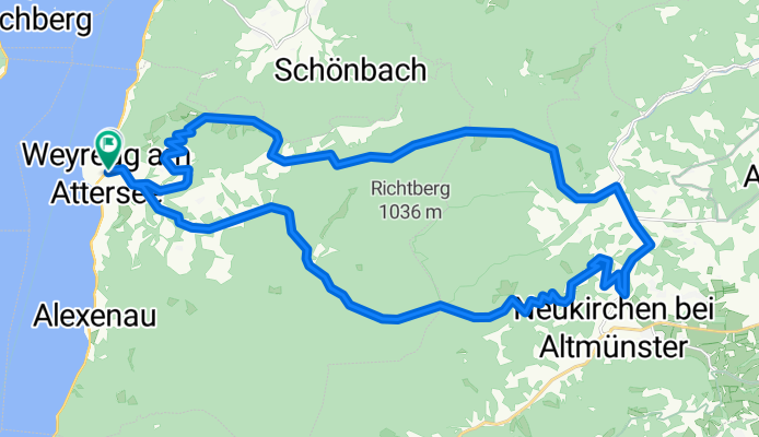 Weyregg-Reindlmühl-Gahberg-Weyregg