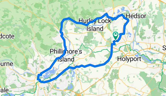 Cookham, Marlow, Henley, Reading, Twyford, Walthams