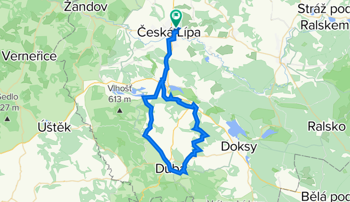 Česká Lípa - Dubá a zpět