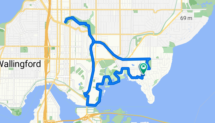 Stadium--Ravenna Park--Laurelhurst Park Route
