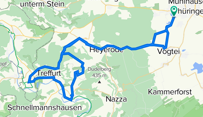 Mühlhausen-Treffurt und zurück