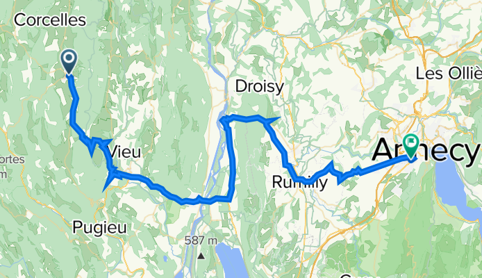 2016 Ride Day 145 - Hauteville-Lompnes to Seynod (Annecy)