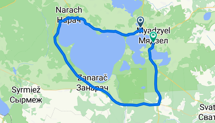 around lake Naroch