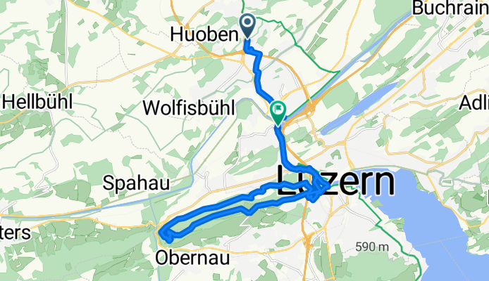 Radrunde von Emmenbrücke nach Luzern