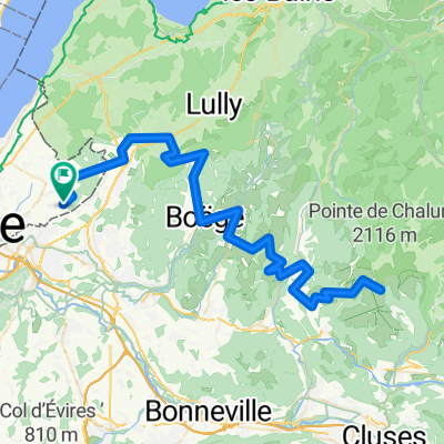 Presinge, Plaine-Joux, Ramaz, retour