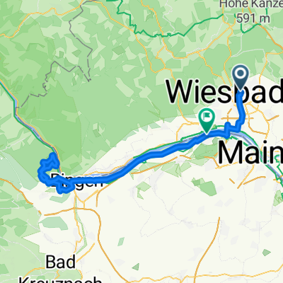 Wiesbaden in den Binger Wald