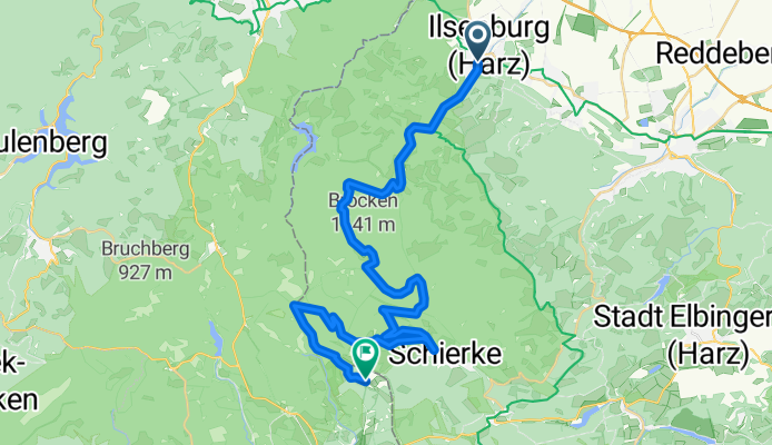 Brocken mit MTB