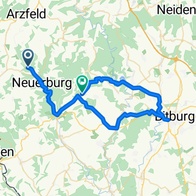 Enz Bitburg en terug via Biersdorf See