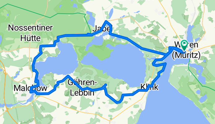 Waren - rund um Kölpinsee und Fleesensee - Waren