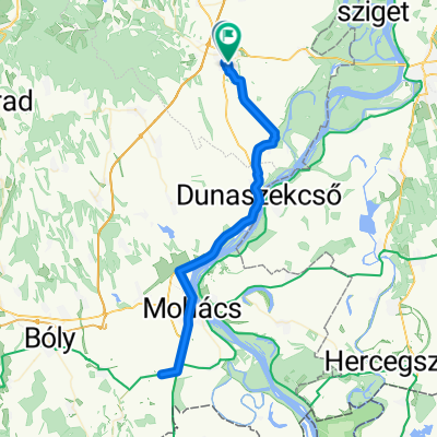 Bátaszék-Mohács vonaltúra
